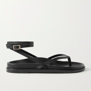 NET-A-PORTER Porte & Paire Leather Sandals NWT / in box